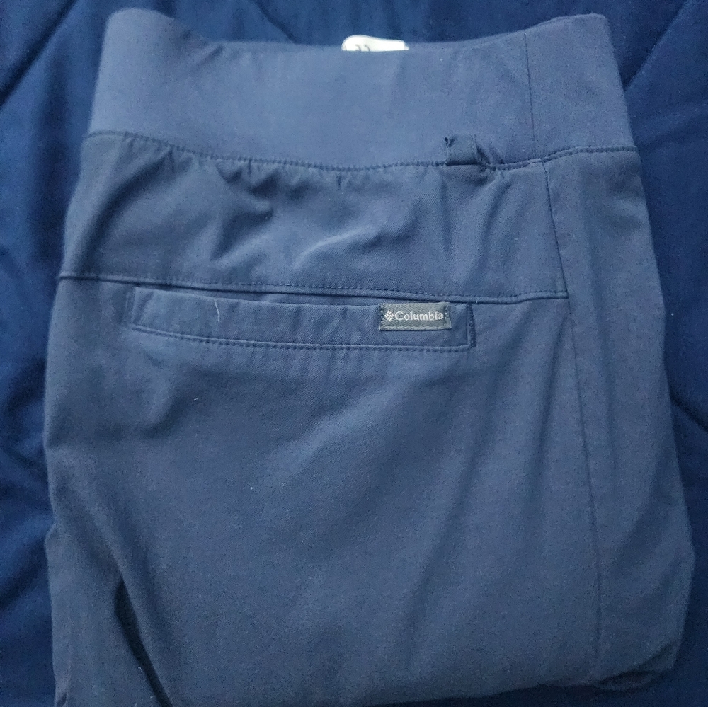 Columbia Navy Blue Athletic Pants